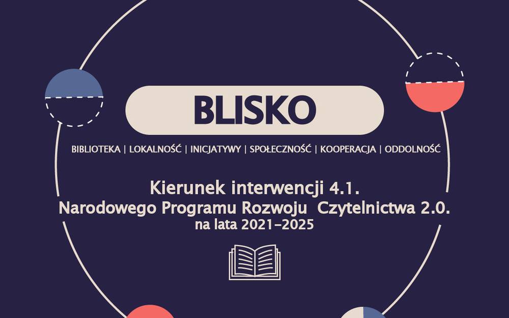 plakat narodowego centrum kultury promujący kierunek interwencji blisko