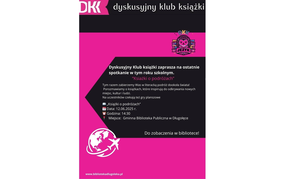 plakat informujący o spotkaniu