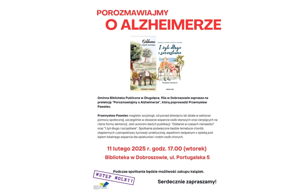 plakat zapraszający na spotkanie 