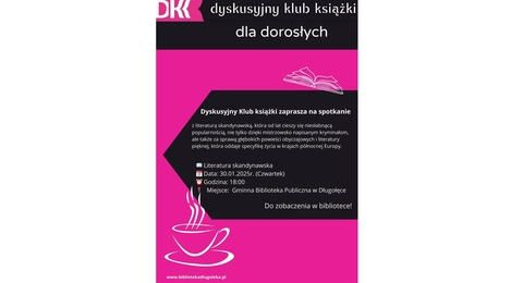 plakat zapraszający na spotkanie DKK