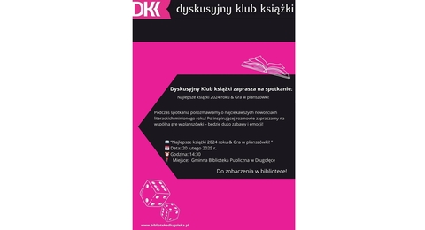 plakat z zaproszeniem na spotkanie