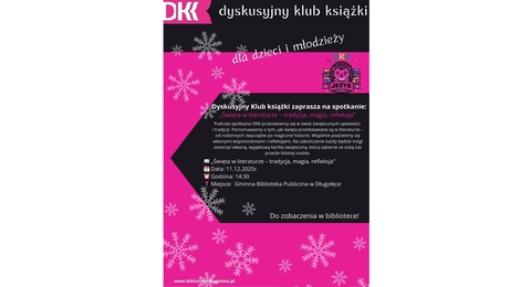 plakat z zaproszeniem dla młodzieży