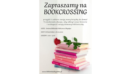 plakat zapraszamy na bookcrossing