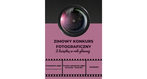 plakat zapraszający do wzięcia udziału w konkursie fotograficznym