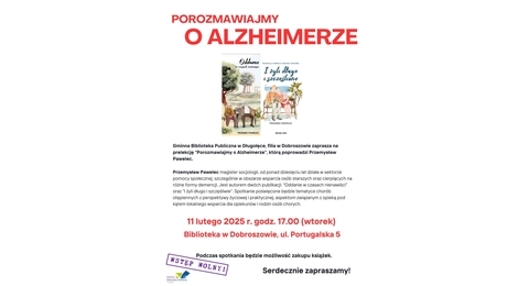 plakat zapraszający na spotkanie 