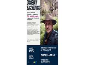 plakat z zaproszeniem na spotkanie - szczyżowski