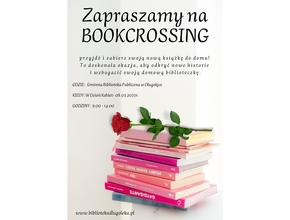 plakat zapraszamy na bookcrossing