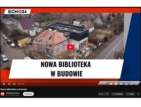 kadr z placu budowy biblioteki