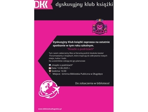 plakat informujący o spotkaniu