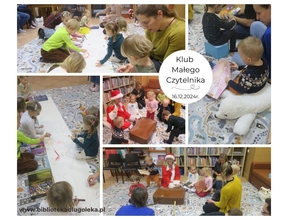 Mikołaj w Klubie małego czytelnika