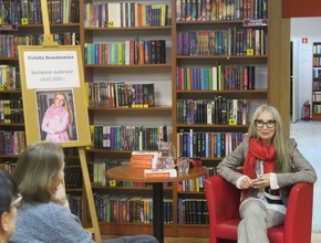 violetta nowakowska na spotkaniu w Długłęce